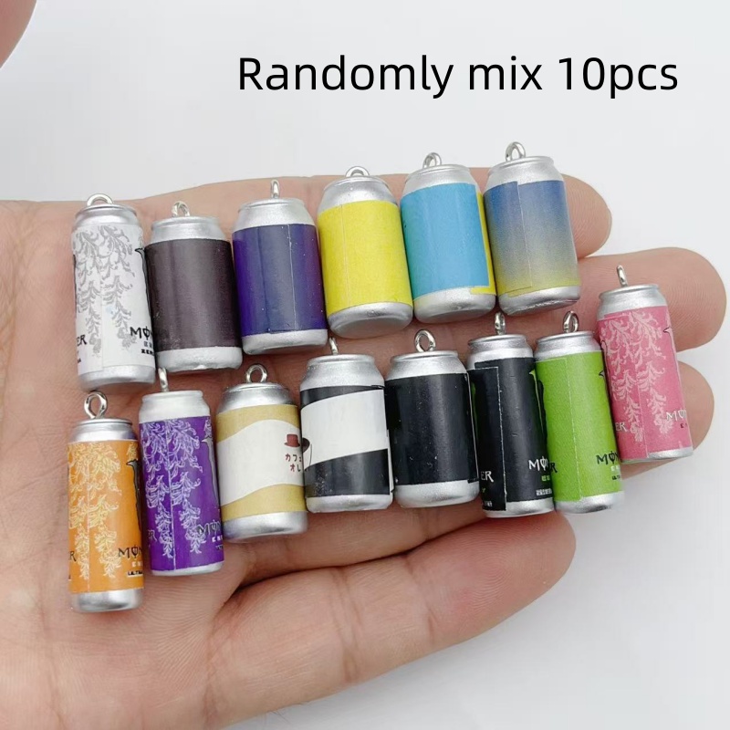 Wedding Yes - 10Pcs Mini Simulasi Kaleng Minuman Resin