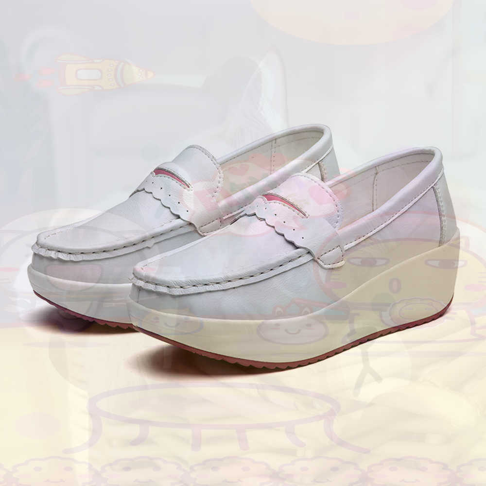 Wedding Supply Store Canada - Plataform Sepatu Kets Merah Muda Musim