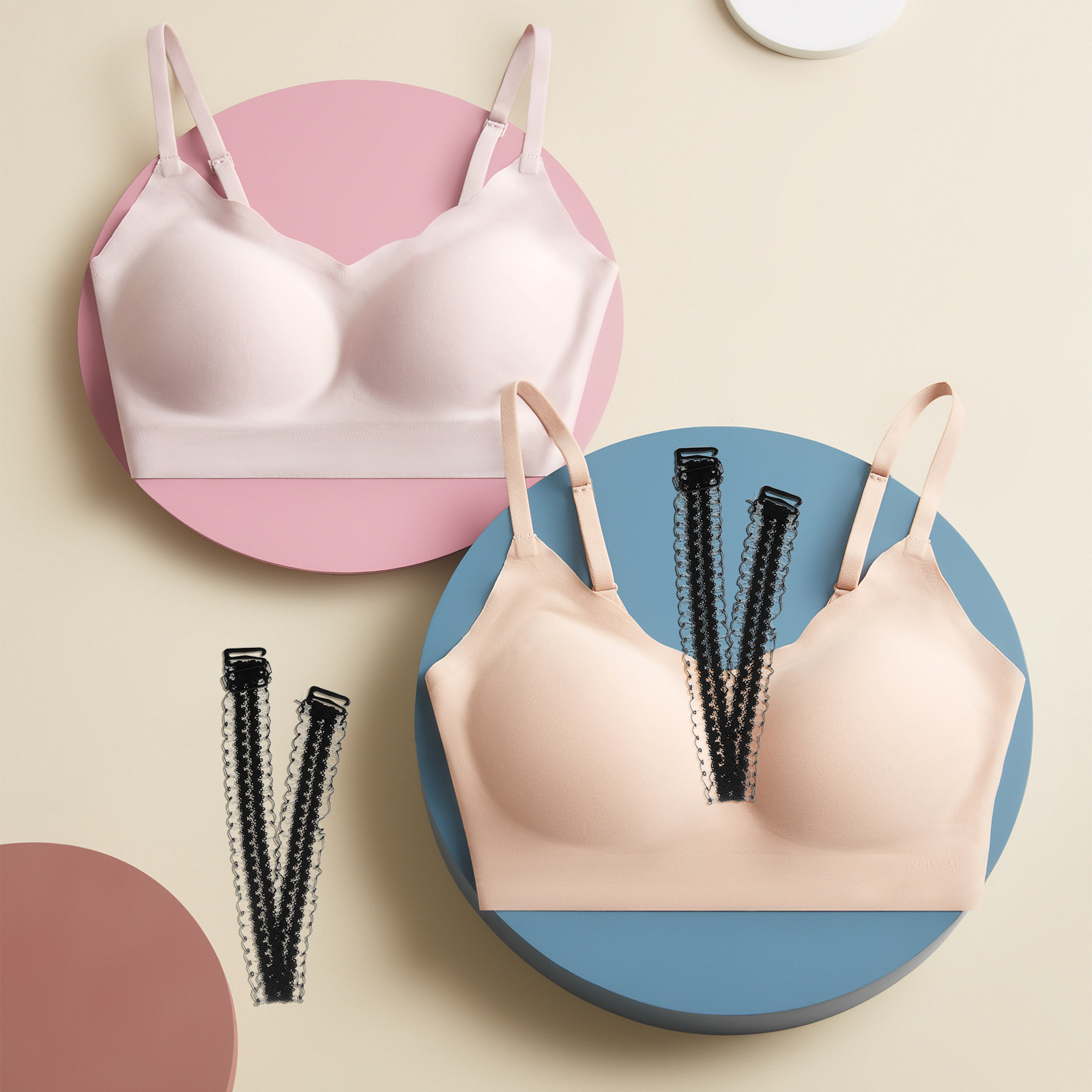 Wedding Support - 3 Pasang Tali Bra Renda Elegan
