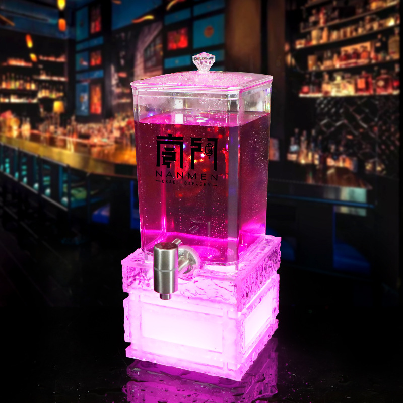 Wedding Alcohol Supply - Dispenser Minuman LED dengan Keran 2L