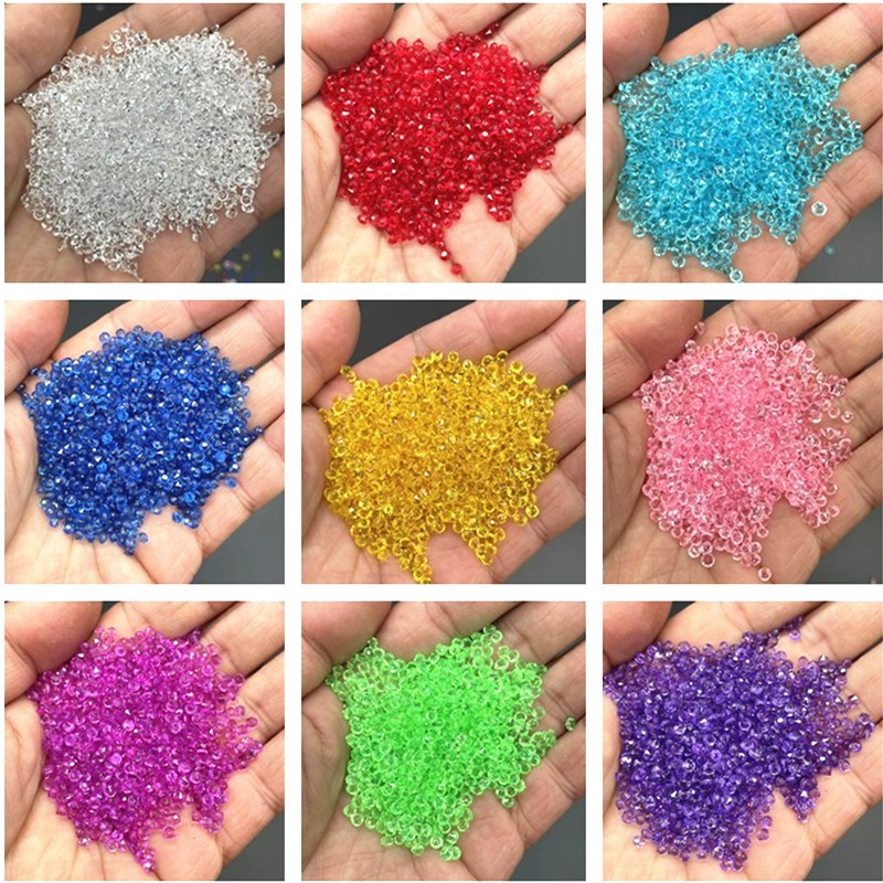 3000 pcs Mini Kristal Imitasi  - Wedding Decoration Supply ulasan dan harga