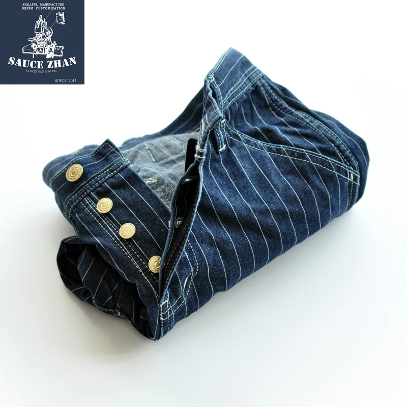 Saucezhan Jeans Bergaris Pria  - Wedding Job ulasan dan harga