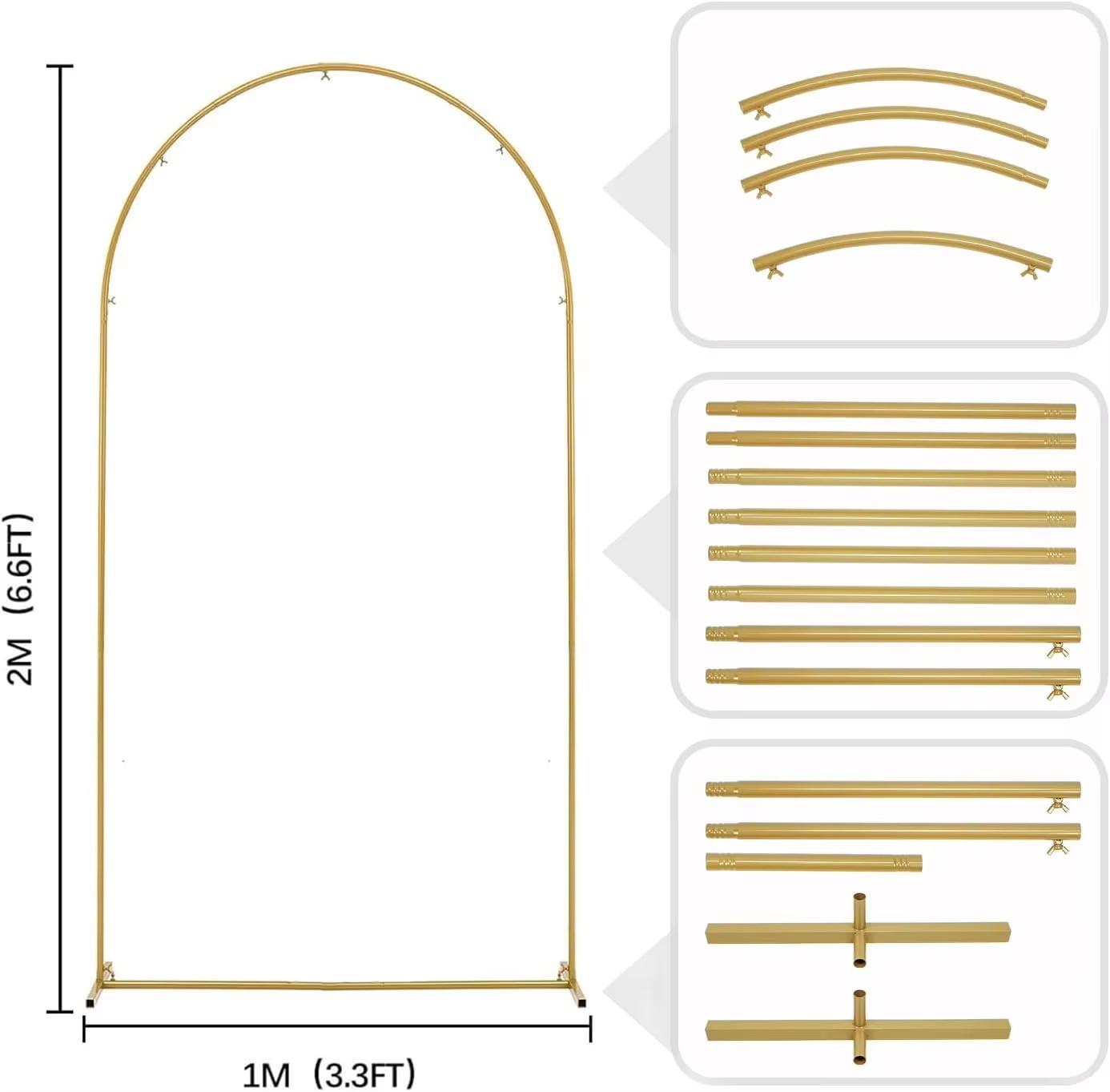Standing Arch Pernikahan Logam - Wedding Support ulasan dan harga