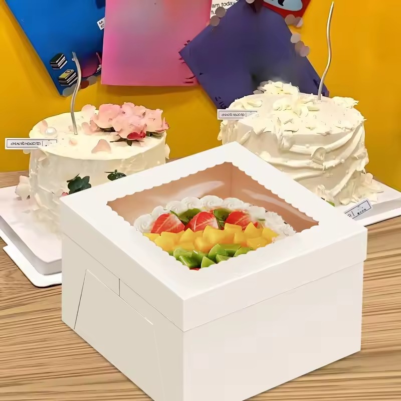 Yes2/4/6 Buah Kotak Kue Putih  - Wedding Decoration Supply ulasan dan harga