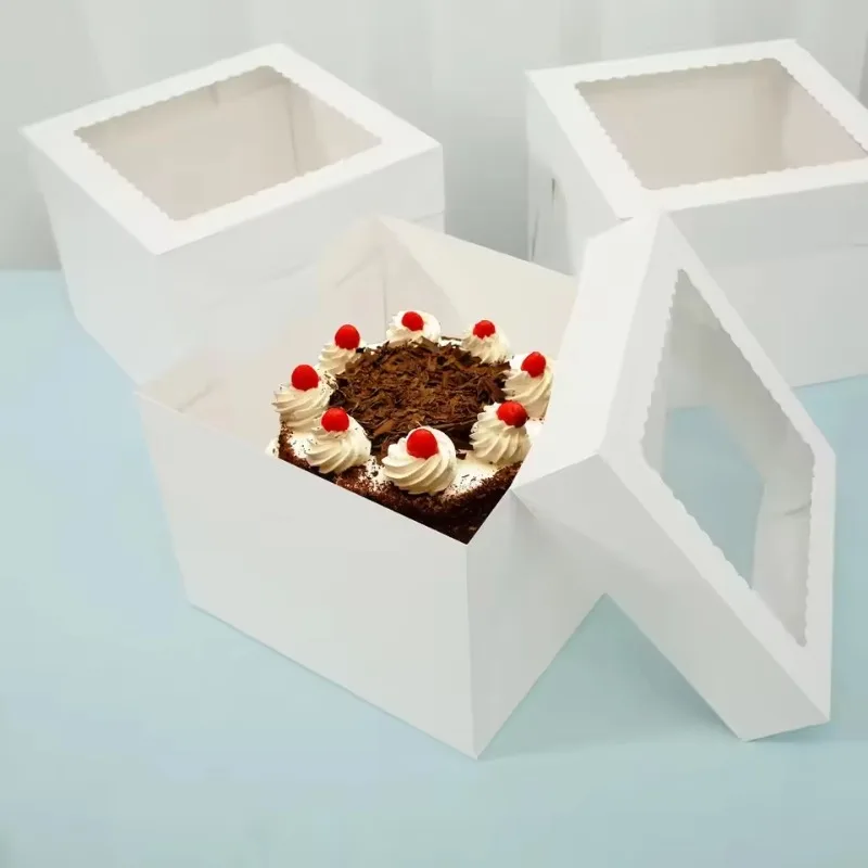Yes2/4/6 Buah Kotak Kue Putih  - Wedding Decoration Supply ulasan dan harga
