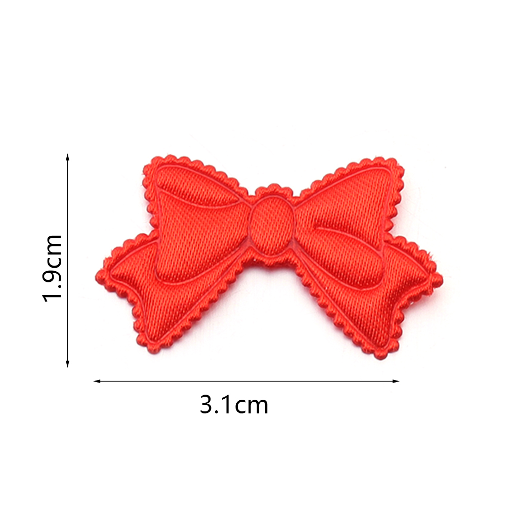 50pcs/lot 19x31mm Patch Busur  - Wedding Decoration Supply ulasan dan harga
