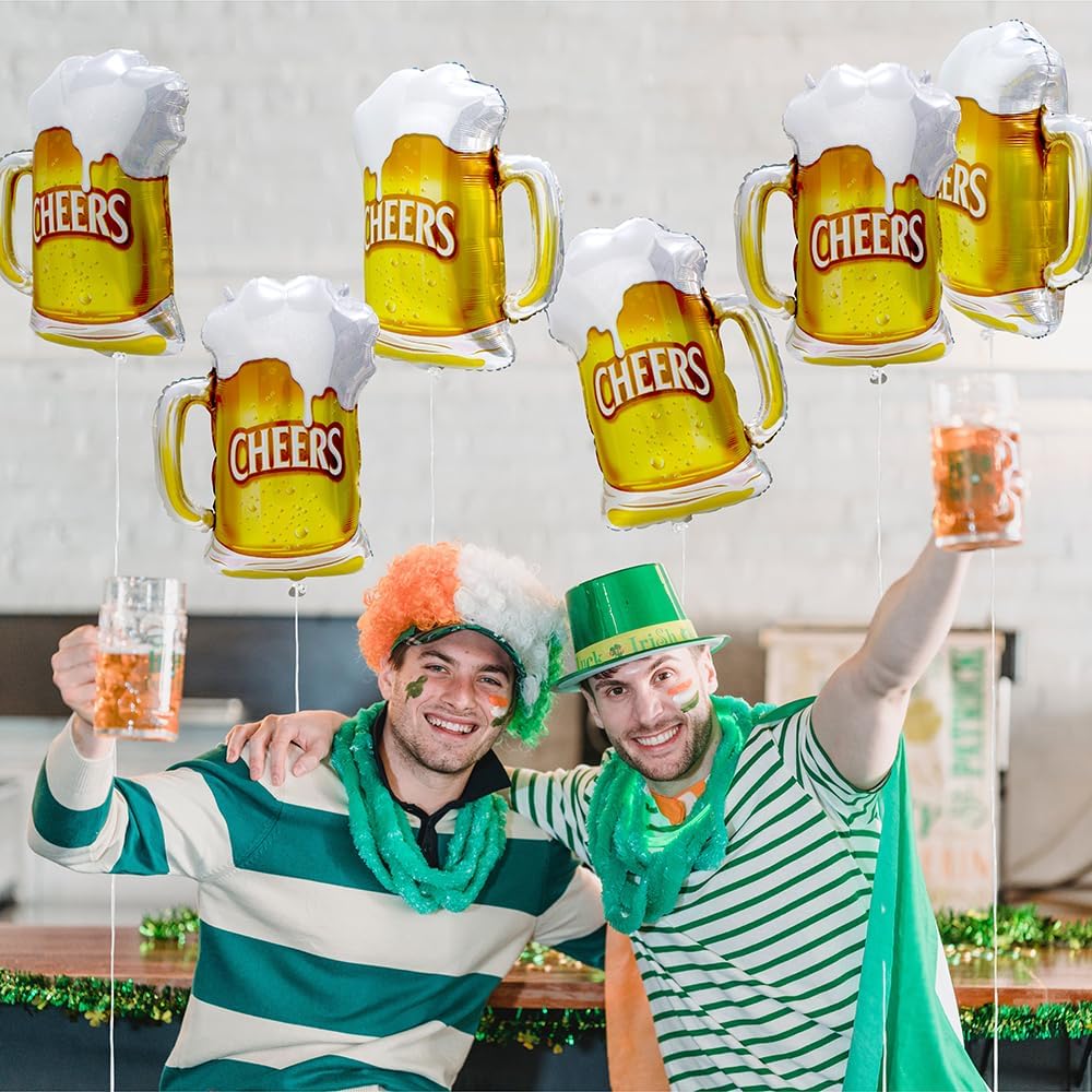 6 Buah Balon Mug Bir Cheers Pe - Wedding Alcohol Supply ulasan dan harga