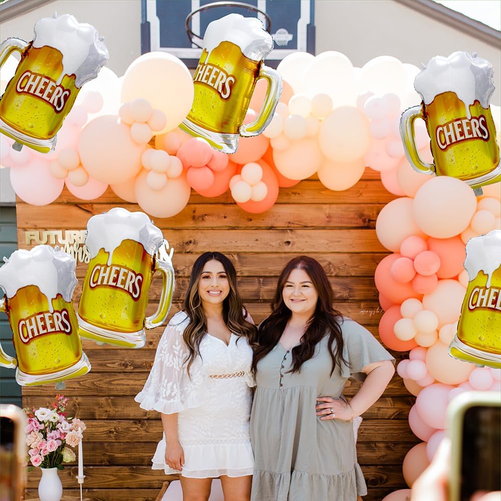 6 Buah Balon Mug Bir Cheers Pe - Wedding Alcohol Supply ulasan dan harga