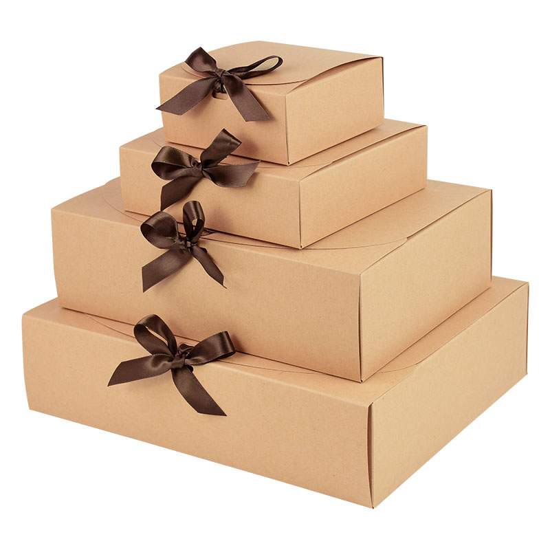 Kotak Hadiah Kertas Kraft deng - Papercraft Supply Ribbon ulasan dan harga