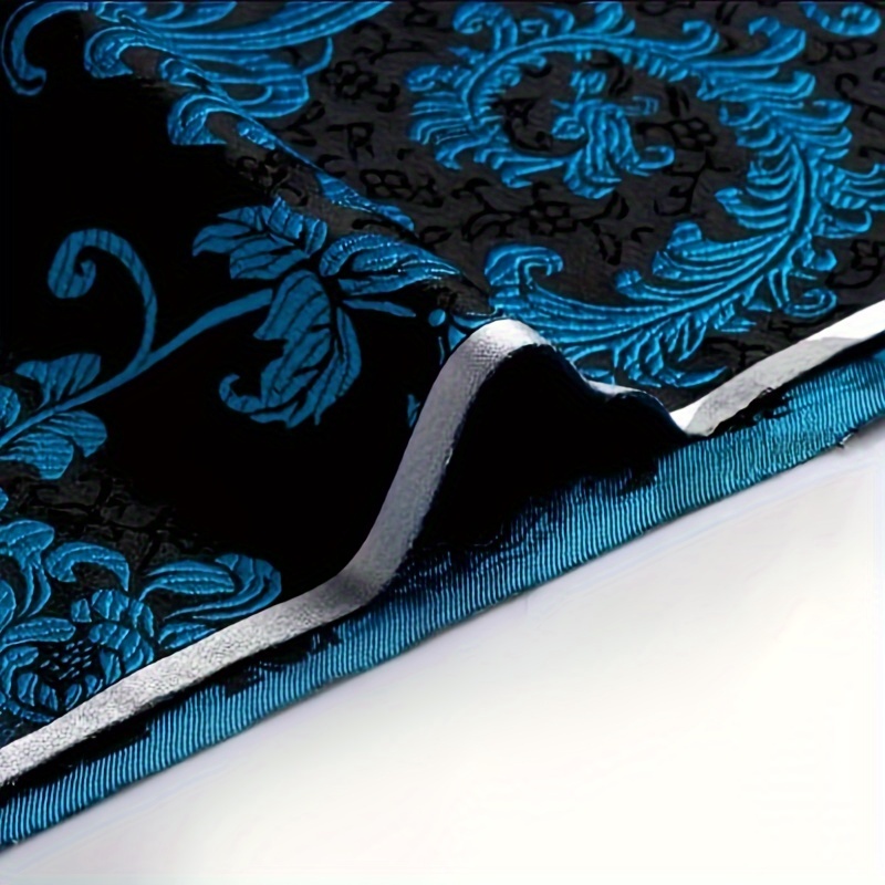 Kain Brokat Ekor Phoenix Biru  - Wedding Decoration Supply ulasan dan harga